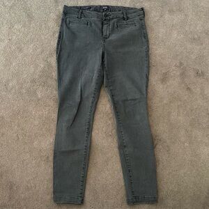 NYDJ Ami skinny dark gray jeans, size 10